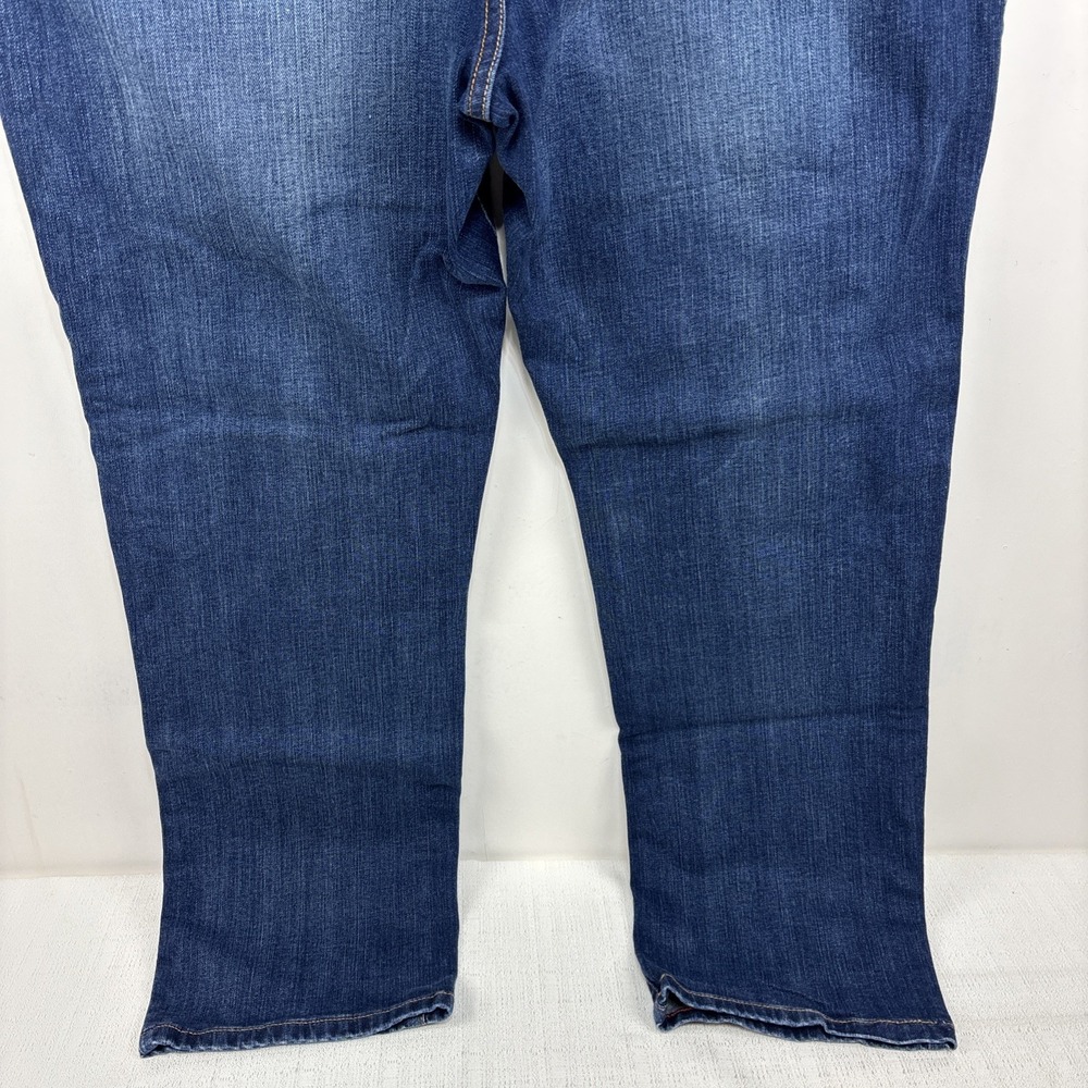 Tommy Hilfiger Men's Straight‎ Dark Wash Jeans Size 40x30 Stretch Whiskered - Picture 10 of 14